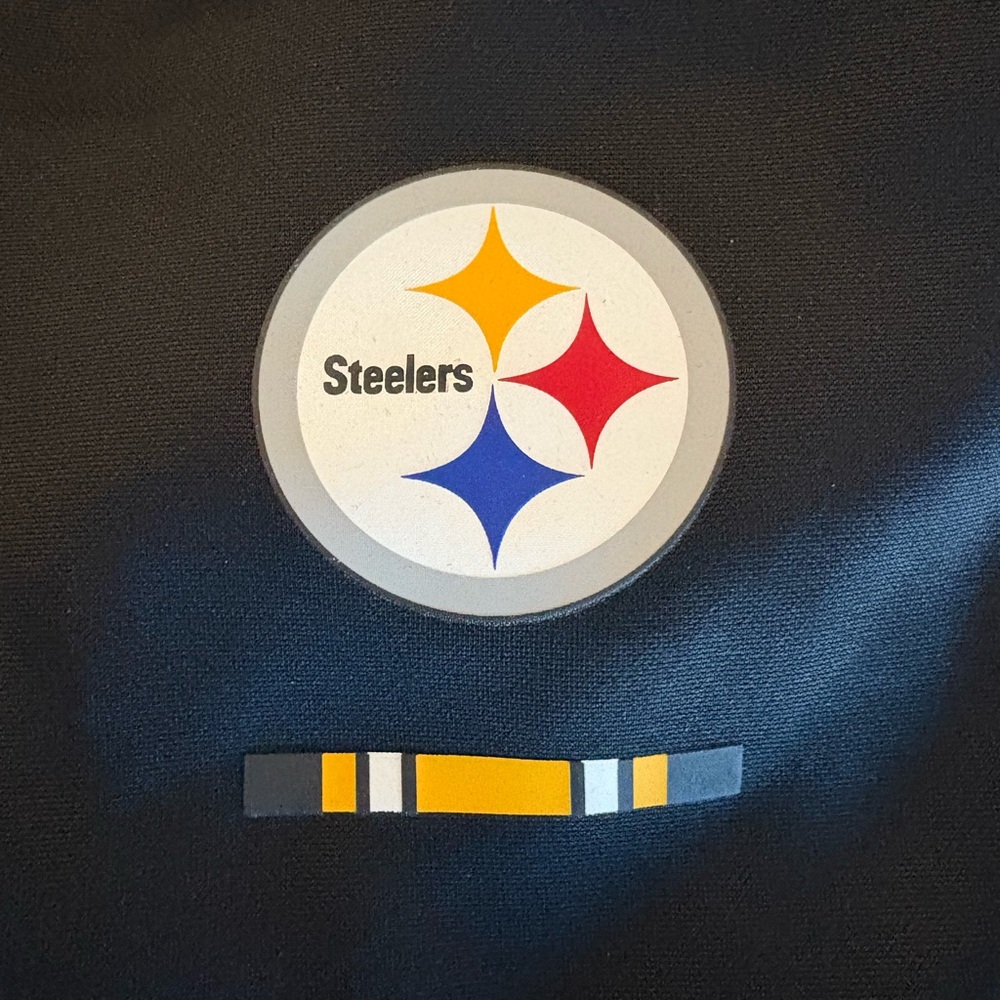 Pittsburgh Steelers NFL Nike Kids XL Black Zip Up Hoodie Hooded Sweatshirt - Picture 5 of 12